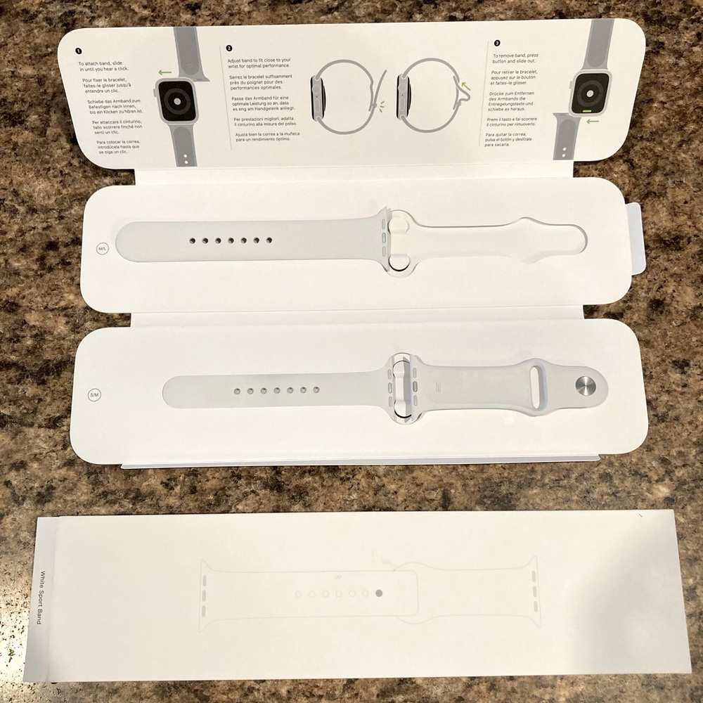 Apple Watch White Sport Band